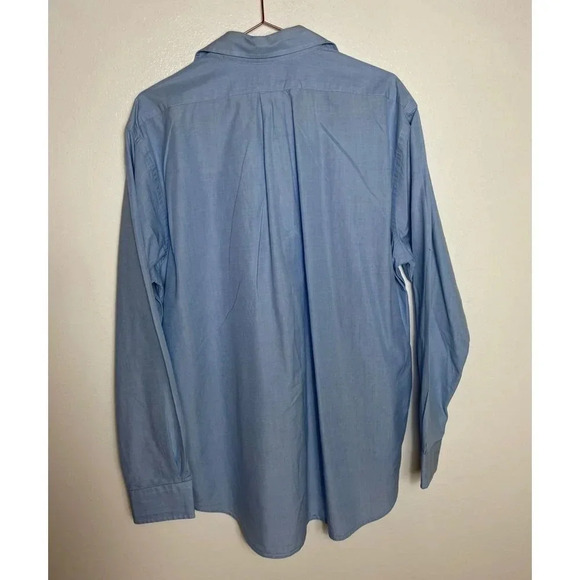 Vineyard Vines Mens Long Sleeve Button Up Slim Fit Tucker Shirts Blue Sz XL - Picture 2 of 9